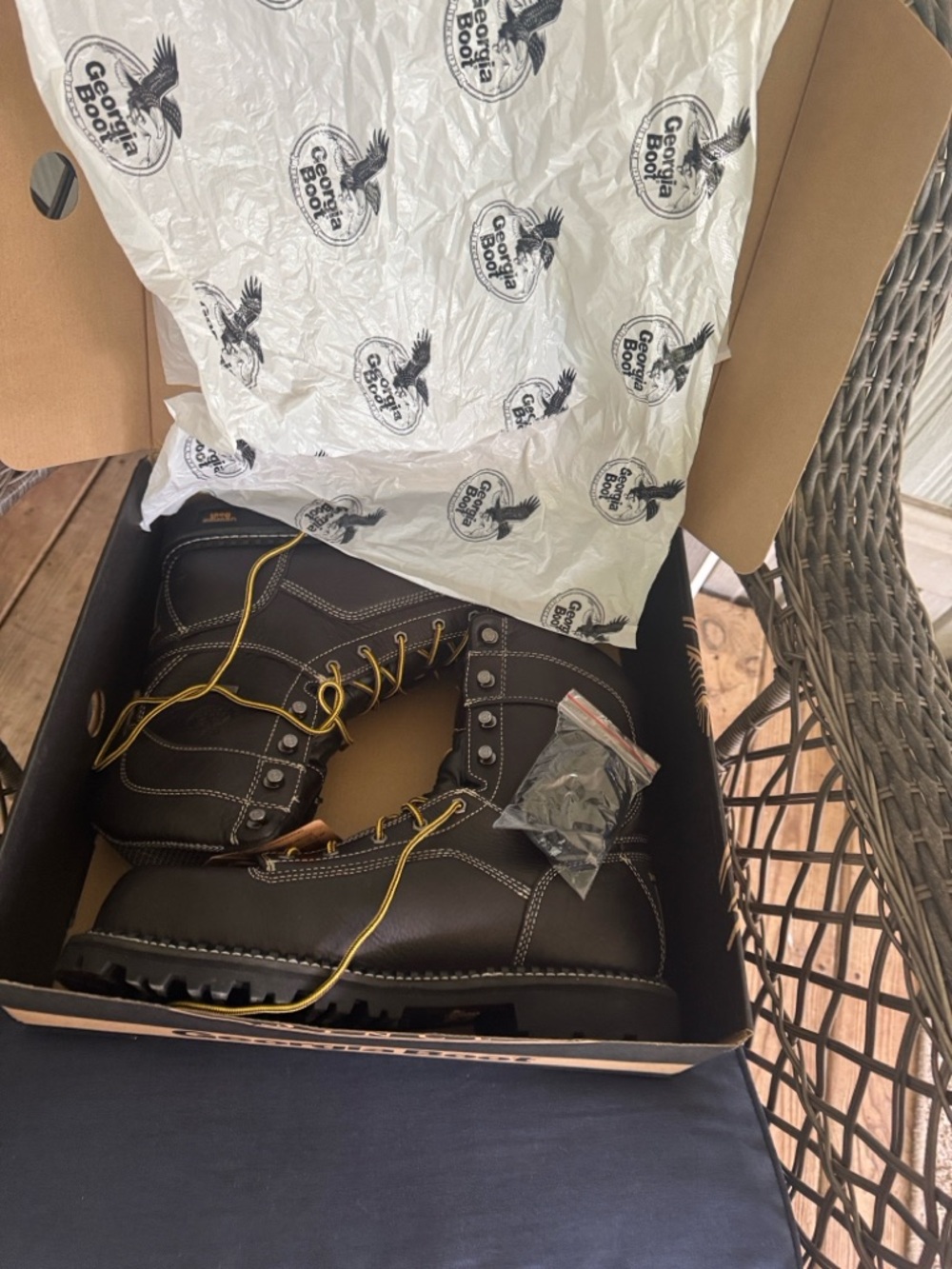 NWT Georgia Boot composite toe, waterproof SPR leather size 13 wide